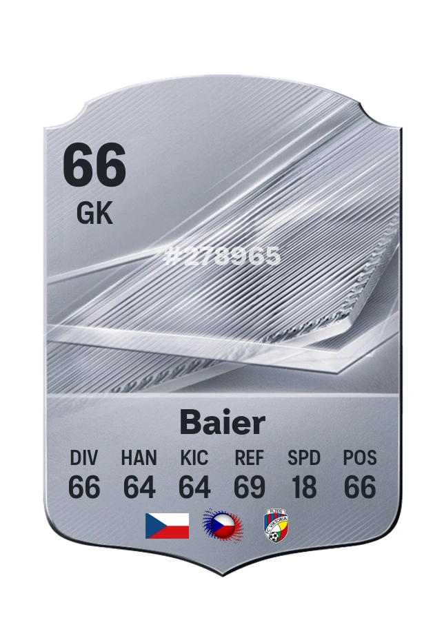Viktor Baier, Common card, rated 66