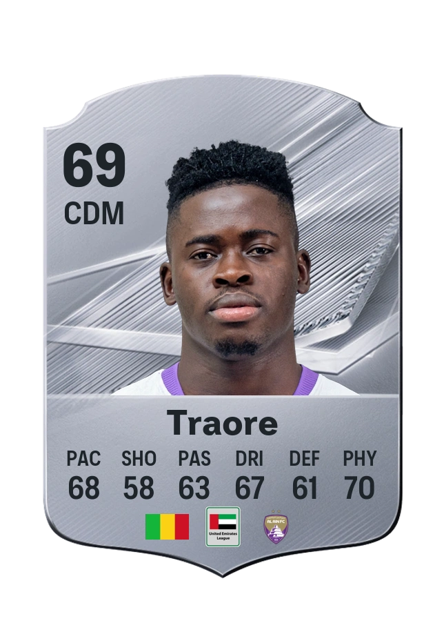 Carta Common di Abdoul Karim Traore, valutazione 69