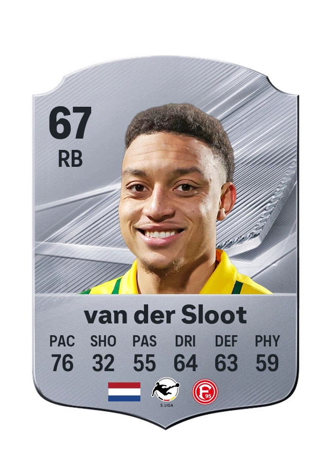Steven van der Sloot, Common kartı, reyting 67