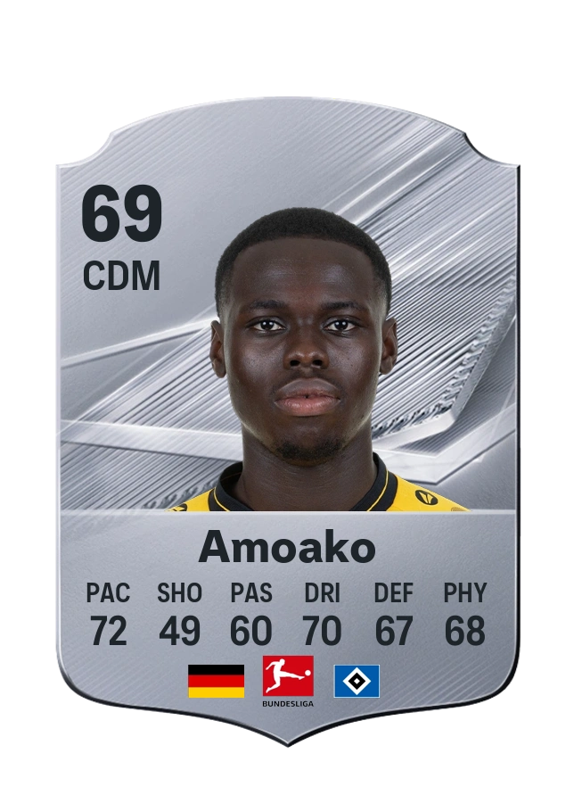 Carta Common de Kofi Jeremy Amoako, overall 69