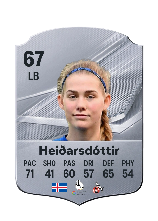 Sædís Rún Heiðarsdóttir، بطاقة Common، بتقييم 67