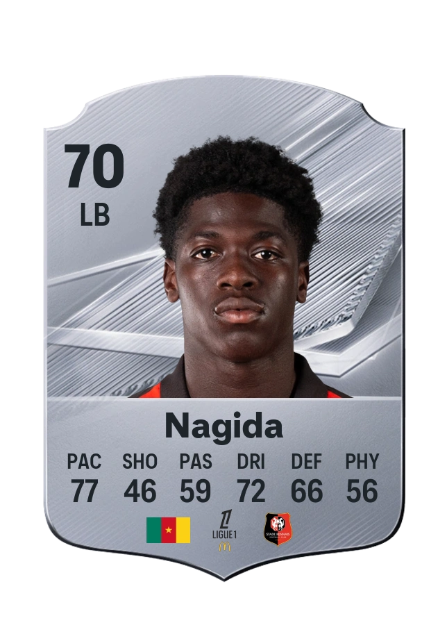 Mahamadou Nagida, Common card, rated 70