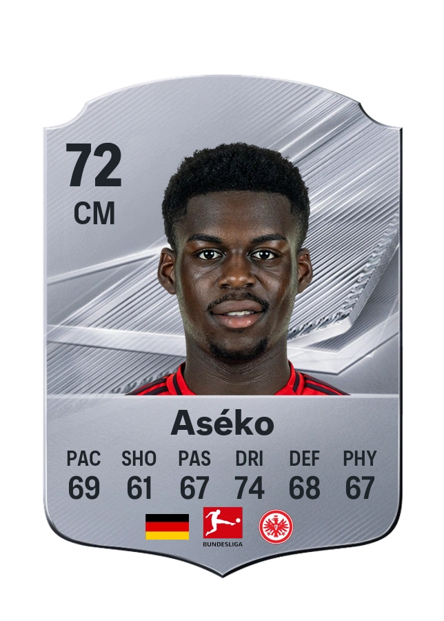 Noël Aséko, karta Common, ocena 72
