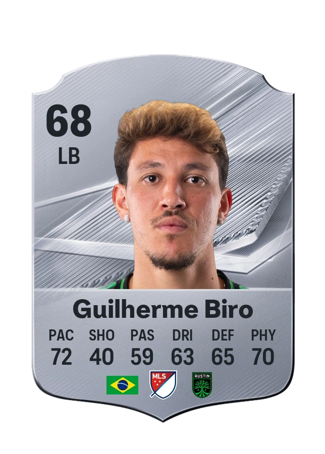 Carta Common di Guilherme Biro, valutazione 68