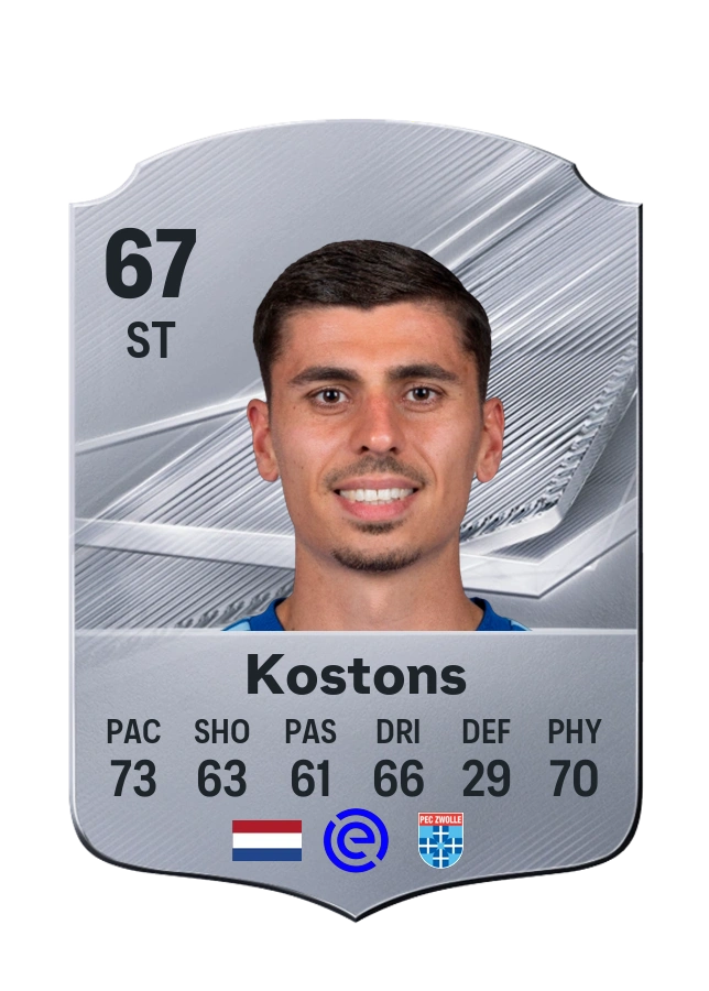 Carta Common di Koen Kostons, valutazione 67