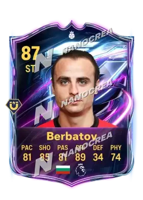 Dimitar Berbatov, karta Base Hero, ocena 87