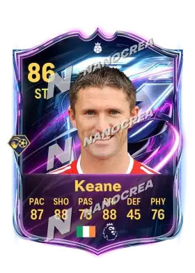 Robbie Keane، بطاقة Base Hero، بتقييم 86
