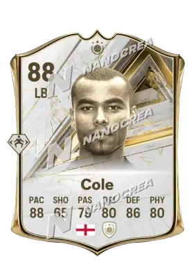 Ashley Cole, Base Icon card, rated 88