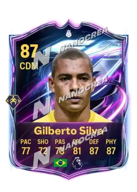 Carte Base Hero de Gilberto Silva, note 87