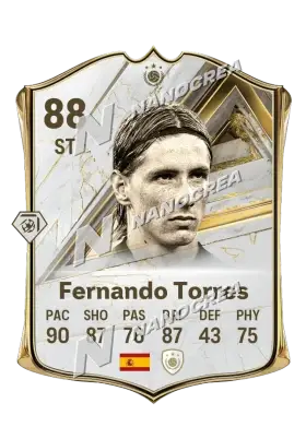 Fernando Torres، بطاقة Base Icon، بتقييم 88