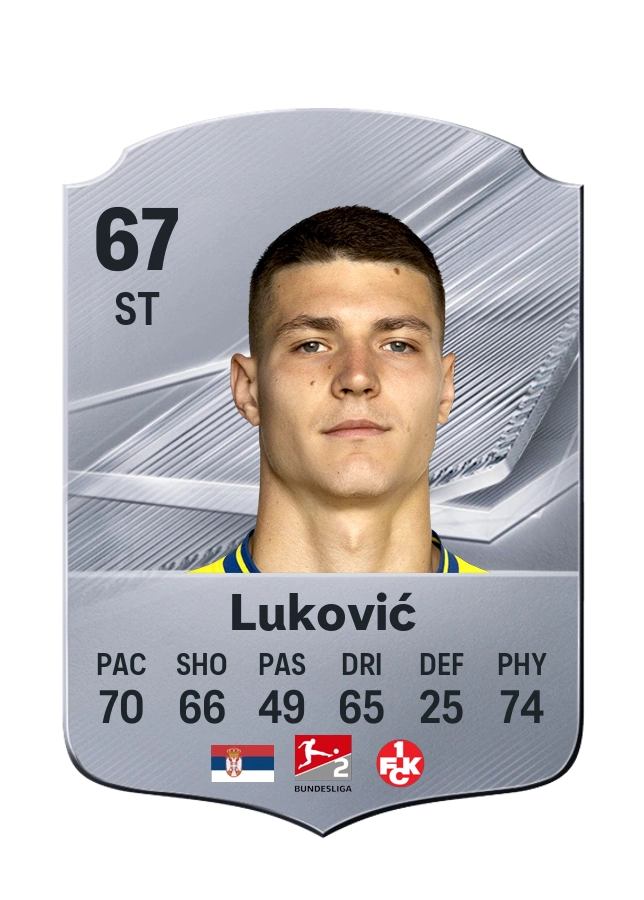 Carta Common di Miloš Luković, valutazione 67