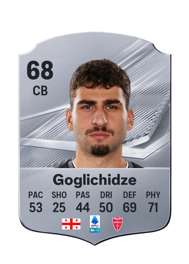 Saba Goglichidze, Common card, rated 68