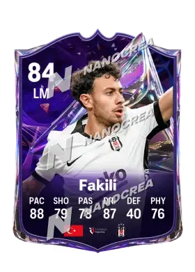 Ilhan Fakili, Future Stars card, rated 84