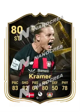 Cornelia Kramer, Team of the Week card, rated 80