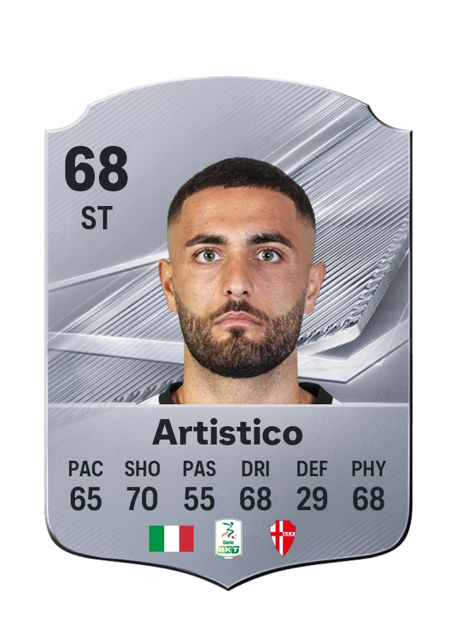 Carta Common de Gabriele Artistico, valoración 68