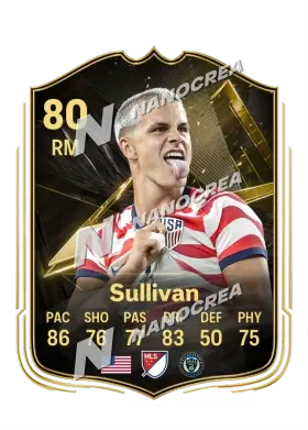 Carte Team of the Week de Cavan Sullivan, note 80
