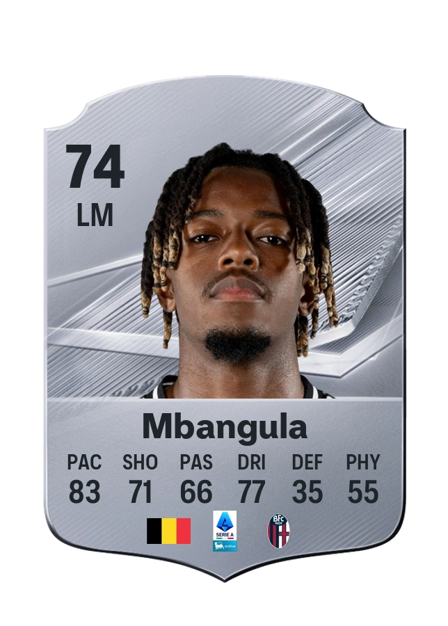 Carta Common di Samuel Mbangula, valutazione 74