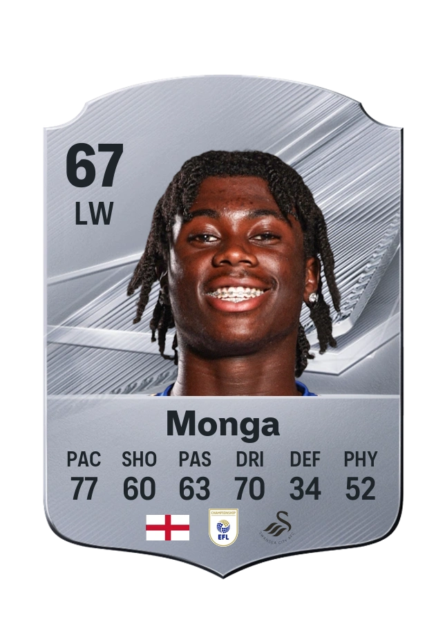 Jeremy Monga, karta Common, ocena 67