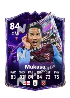 Divine Mukasa, Future Stars card, rated 84