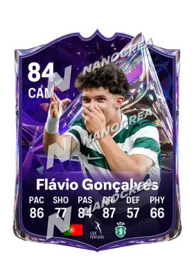 Flávio Gonçalves, Future Stars card, rated 84