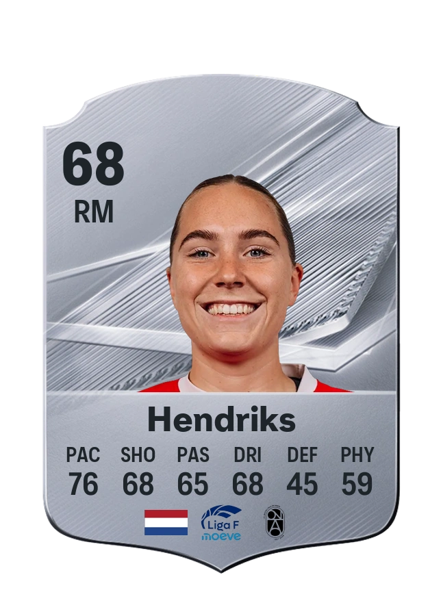Katelyn Hendriks، بطاقة Common، بتقييم 68