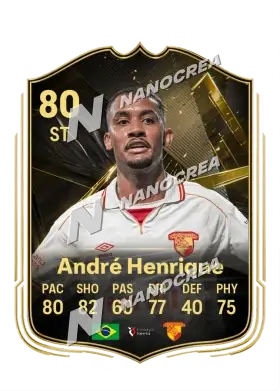 André Henrique, Team of the Week card, rated 80
