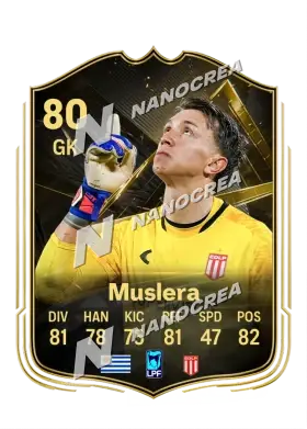 Fernando Muslera, Team of the Week card, rated 80
