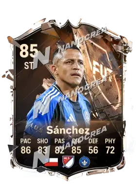 Alexis Sánchez, Festival of Football: National Pride Red card, rated 85