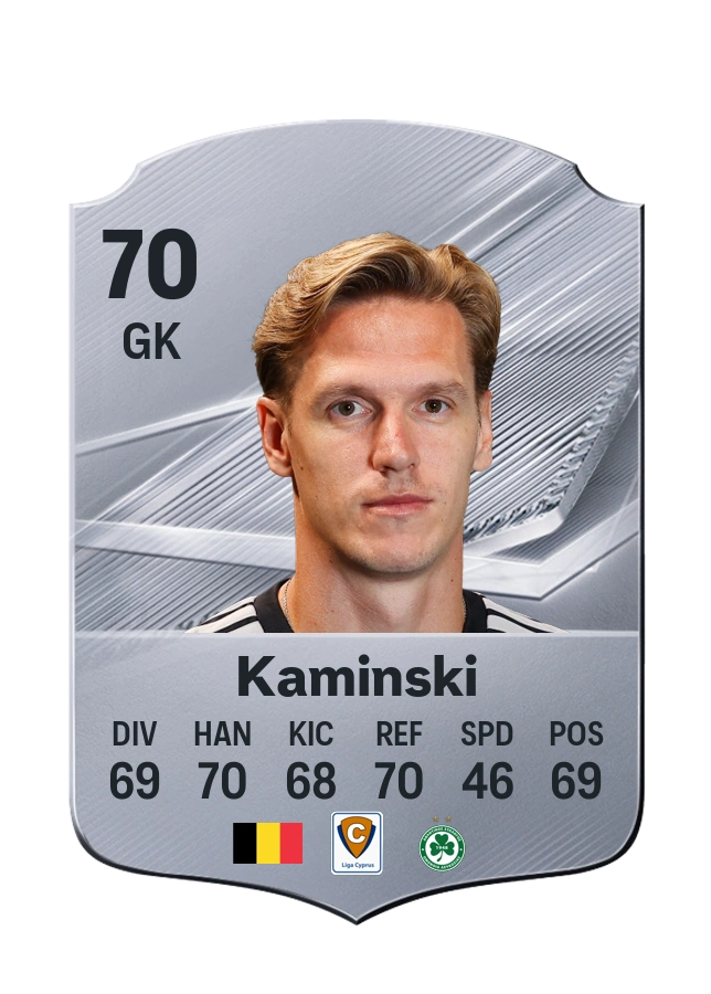 Thomas Kaminski, Common kartı, reyting 70