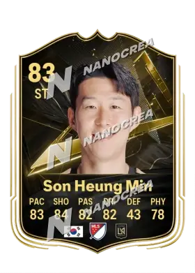 Son Heung Min, karta Team of the Week, ocena 83