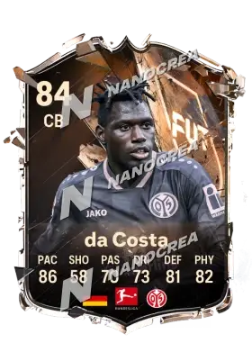 Carta Festival of Football: National Pride Red di Danny da Costa, valutazione 84