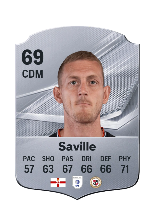 George Saville, Common card, rated 69