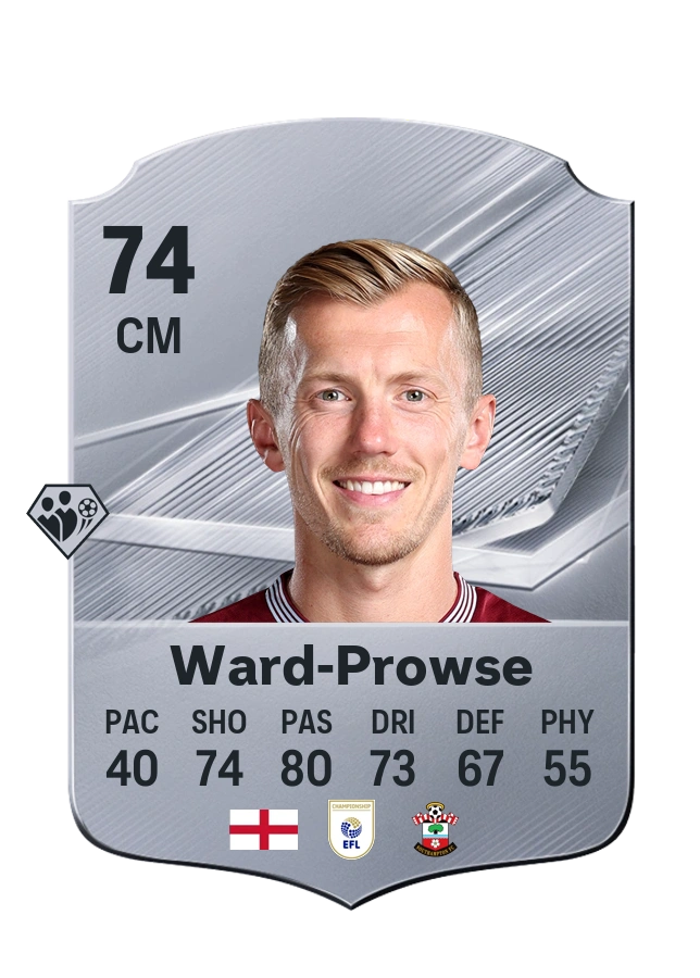 James Ward-Prowse, Common card, rated 74