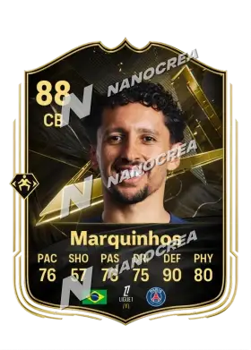 Marquinhos، بطاقة Team of the Week، بتقييم 88