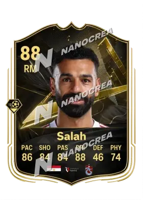 Team of the Week-Karte von Mohamed Salah, Wertung 88