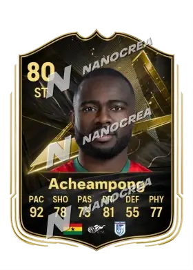 Frank Acheampong, Team of the Week card, rated 80
