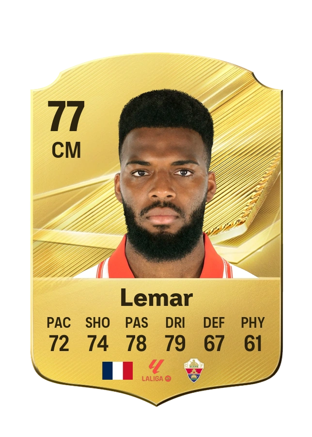 Thomas Lemar، بطاقة Common، بتقييم 77