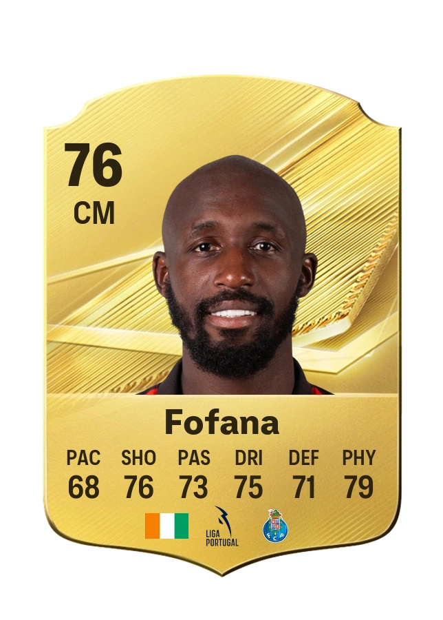 Carta Common de Seko Fofana, overall 76