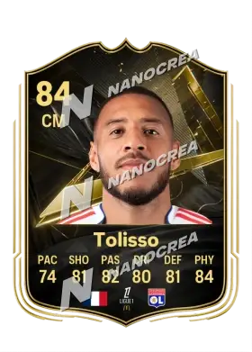 Carta Team of the Week di Corentin Tolisso, valutazione 84