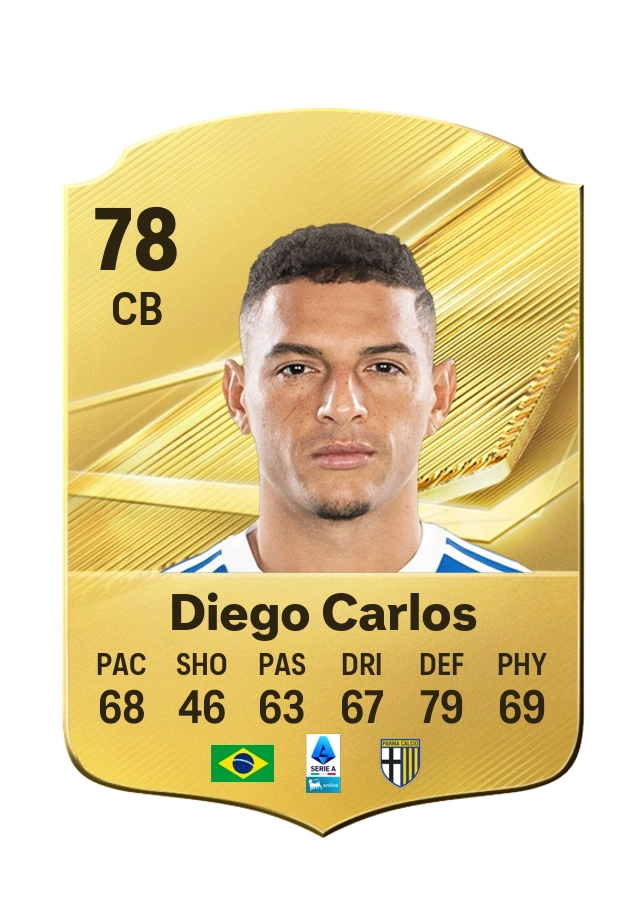 Diego Carlos, karta Common, ocena 78