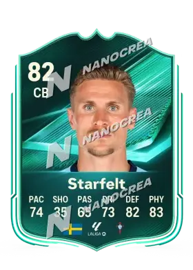 Carl Starfelt, karta Squad Foundations, ocena 82