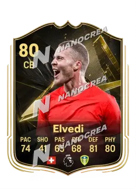 Carta Team of the Week di Nico Elvedi, valutazione 80