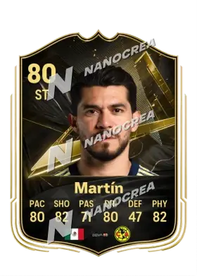 Henry Martín, Team of the Week card, rated 80
