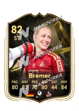 Pauline Bremer, karta Team of the Week, ocena 82