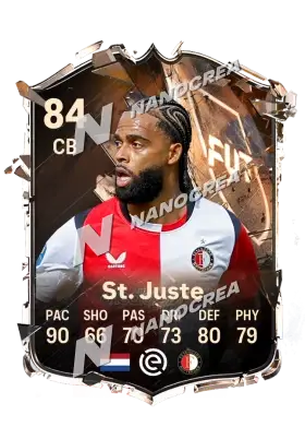 Jeremiah St. Juste, Festival of Football: National Pride Red kartı, reyting 84