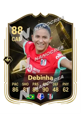 Debinha, karta Team of the Week, ocena 88