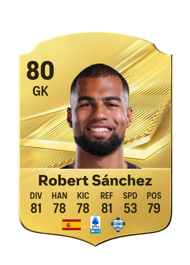Robert Sánchez, Common kartı, reyting 80