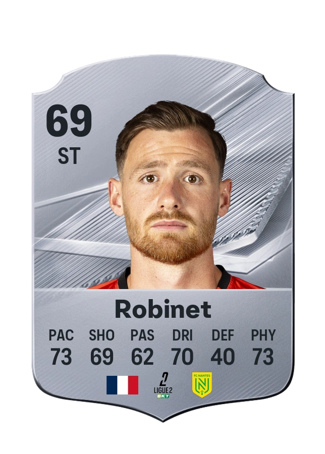Thomas Robinet, Common card, rated 69