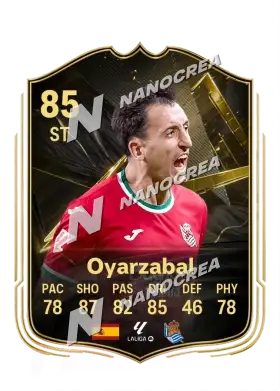 Team of the Week-Karte von Oyarzabal, Wertung 85