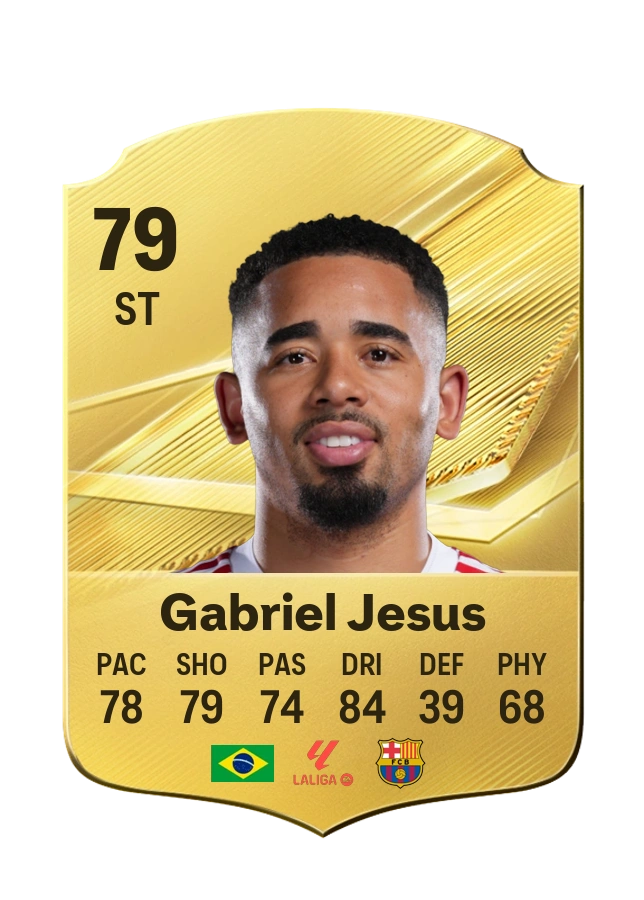 Carte Common de Gabriel Jesus, note 79